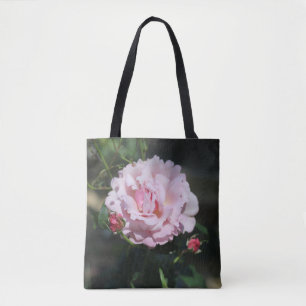 Klassisk rosa ros Vacker natur konst foto Tygkasse