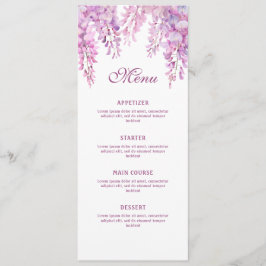 Klassisk Rosa Wisteria Meny