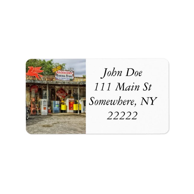 Klassisk RT 66 Arizona Adressetikett (Framsidan)