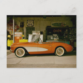 Klassisk RT 66 Gas Station Vykort