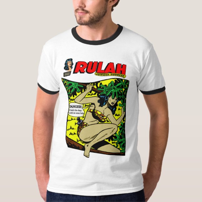 Klassisk RULAH: Jungle Goddess T Shirt (Framsida)