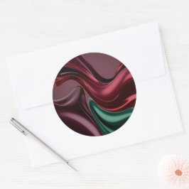 Klassisk rund dekal i stilren grafik runt klistermärke