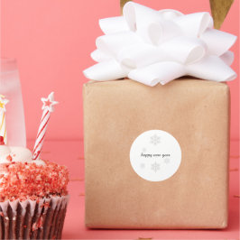 Klassisk rund etikett