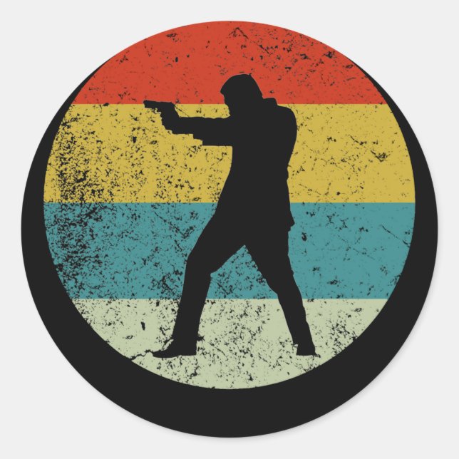 Klassisk rund etikett (Framsida)