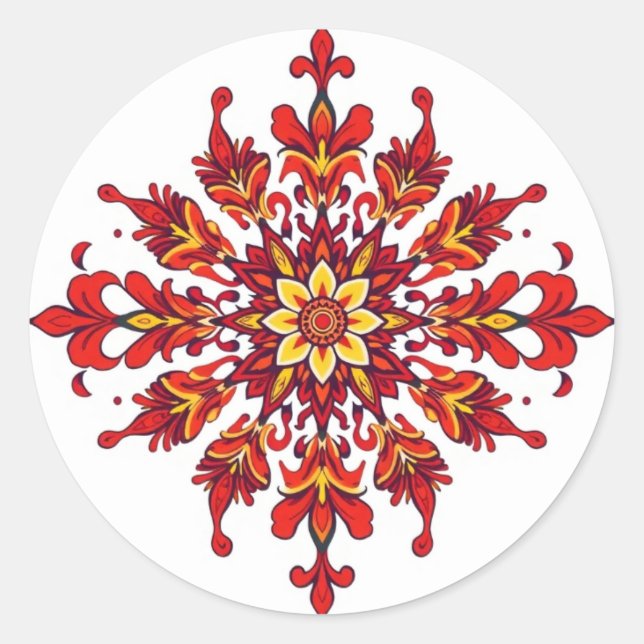 Klassisk rund etikett (Framsida)