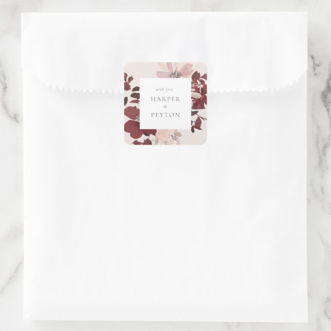 Klassisk rund etikett (Väska)