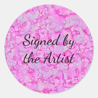 Klassisk rund etikett