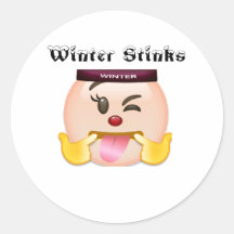 Klassisk rund etikett