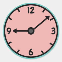 Klassisk rund etikett