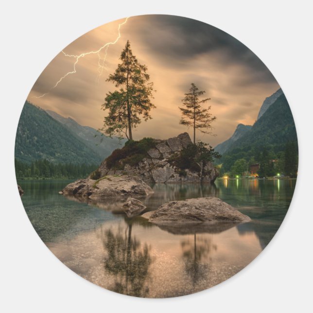 Klassisk rund etikett (Framsida)