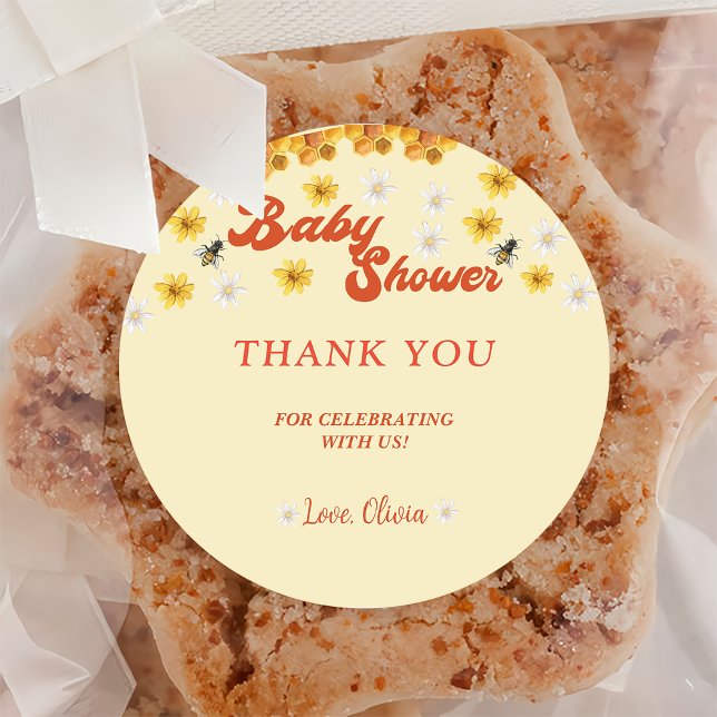 Klassisk rund etikett för babyvisningsprogrammet (Skapare uppladdad)