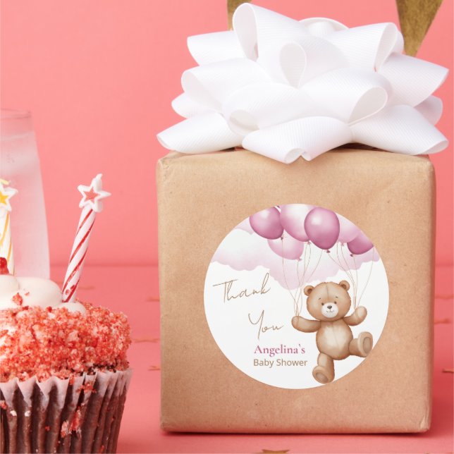 Klassisk rund etikett för babyvisningsprogrammet (Part)