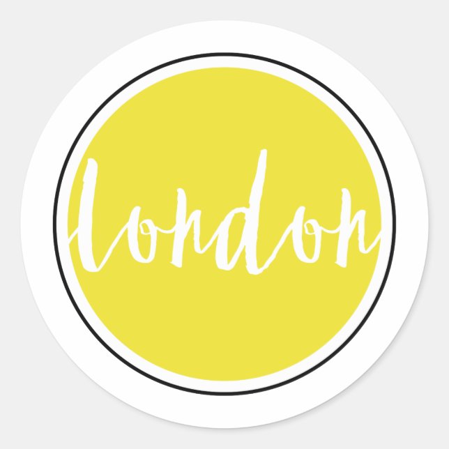 Klassisk rund fästpunkt, projektionsyta runt klistermärke (Framsida)