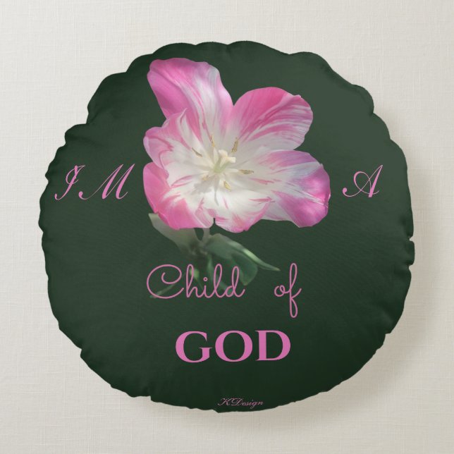 Klassisk runda fyllning rund kudde (Framsidan)