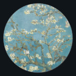 KLASSISK RUNDKLICKA: VAN GOGH: ALMOND BLOMMAR RUNT KLISTERMÄRKE<br><div class="desc">KLASSISK RUNDKLICKA: VINCENT VAN GOGH: ALMOND BLOMMAR: 1890</div>
