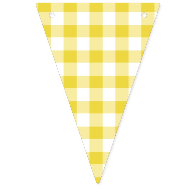 Klassisk Rutig Guldgul Vimplar (Första flaggan)
