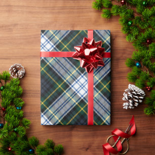 Klassisk Rutmottagning Clan Gordon Rustik Holiday Presentpapper