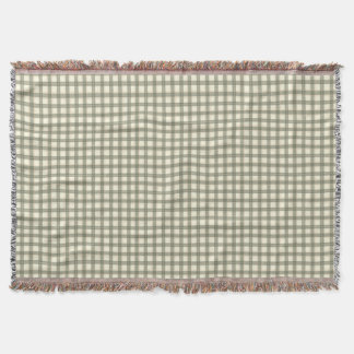 Klassisk Sage Tartan Ralph Lauren Inspirerad Filt