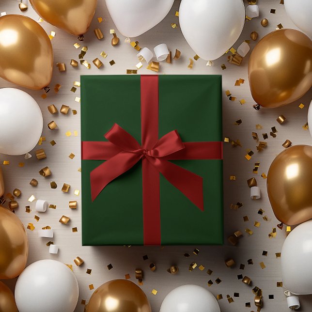 Klassisk sats: Mörk grönt radbrytning Papper radbr Presentpapper (Skapare uppladdad)