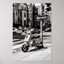 Klassisk Scooter Poster | New York USA