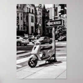 Klassisk Scooter Poster | New York USA