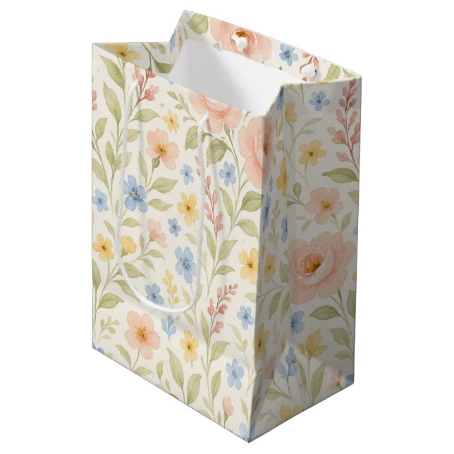 Klassisk shabby chic fransk blomsterkonst mönster (Framsidan Vinklad)