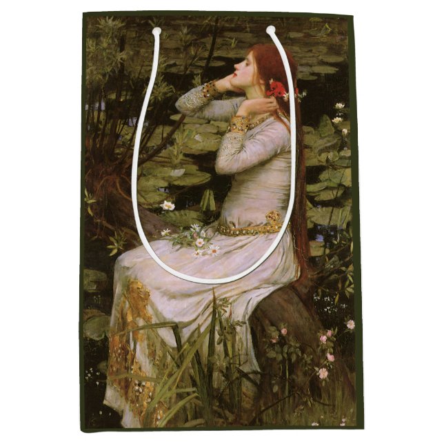 Klassisk Shakespeare Ophelia dammlilja konstverk (Framsidan)