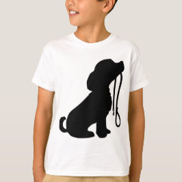 Klassisk silhuett av Hund T Shirt