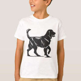Klassisk silhuett av Hund T-Shirt