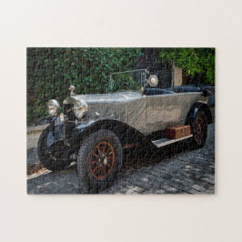 klassisk silver-bil pussel