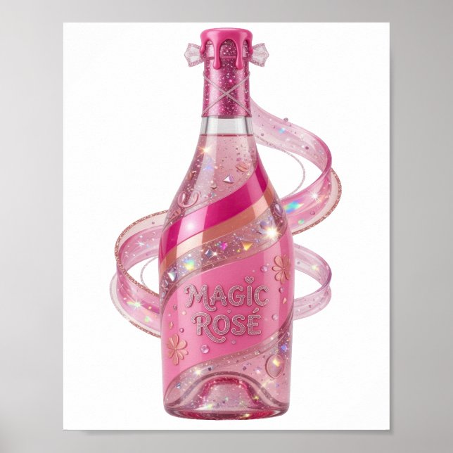 Klassisk Silver MAGIC ROS Design Poster (Framsidan)