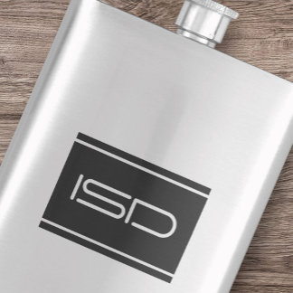 Klassisk Silver Stål-livsstil passar Vintage-kolv Fickplunta