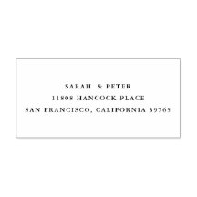 Klassisk Självbläckande Returadress Stämpel för Pa