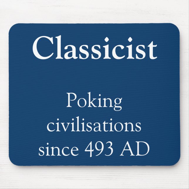 Klassisk - Skämmande civilisationer Musmatta (Framsidan)