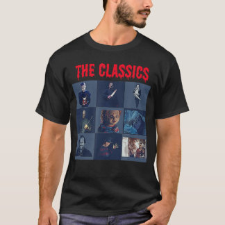 Klassisk skräckfilms Halloween-skämt T-shirt prese