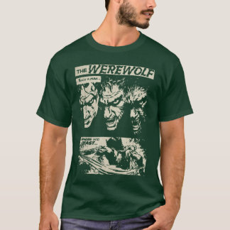Klassisk skräckfilmsmonster Skräckserietidning Var T Shirt