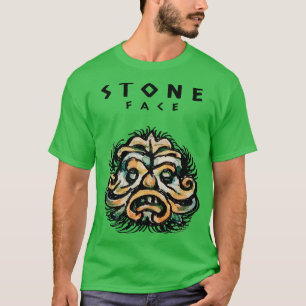 Klassisk skulptur Ansikte Stone Head T Shirt