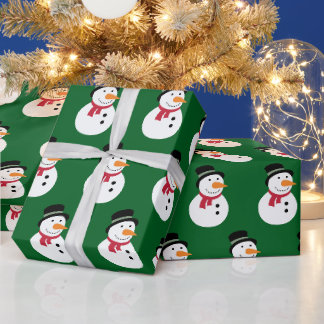 Klassisk Snöman Presentpapper