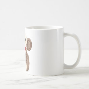 Klassisk Sock monkey Kaffemugg