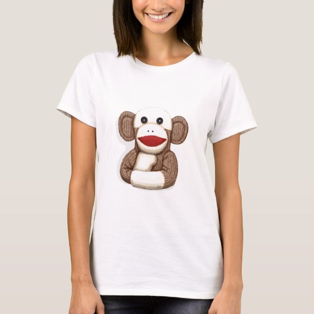 Klassisk Sock monkey Tee (Framsida)