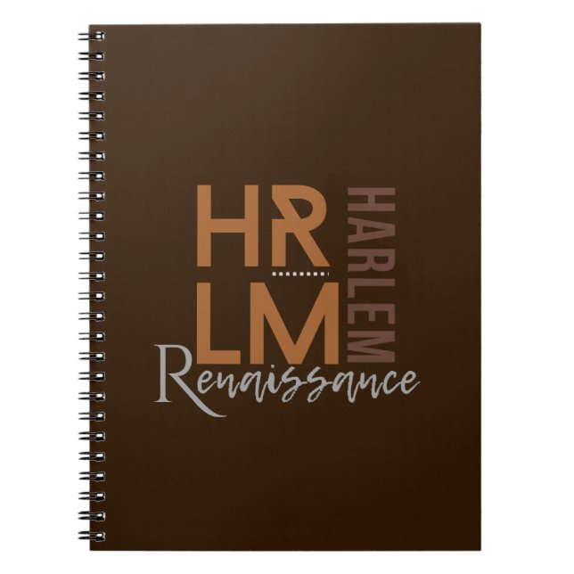 Klassisk sofistikerad Harlem-Renaissance spelar Anteckningsbok (Framsidan)