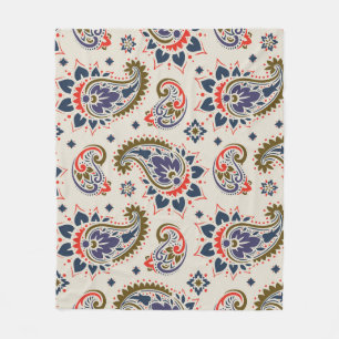 Klassisk, sömlös paisley mönster-design. fleecefilt