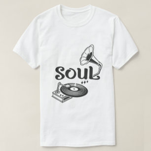 Klassisk Soul-Grammofonmusik Älskare T-shirt