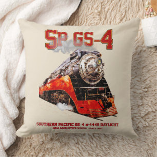 Klassisk Southern Pacific GS-4 ånglok Kudde