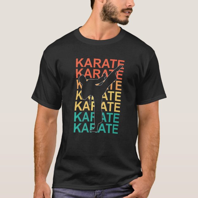 Klassisk Spark Karate T Shirt (Framsida)