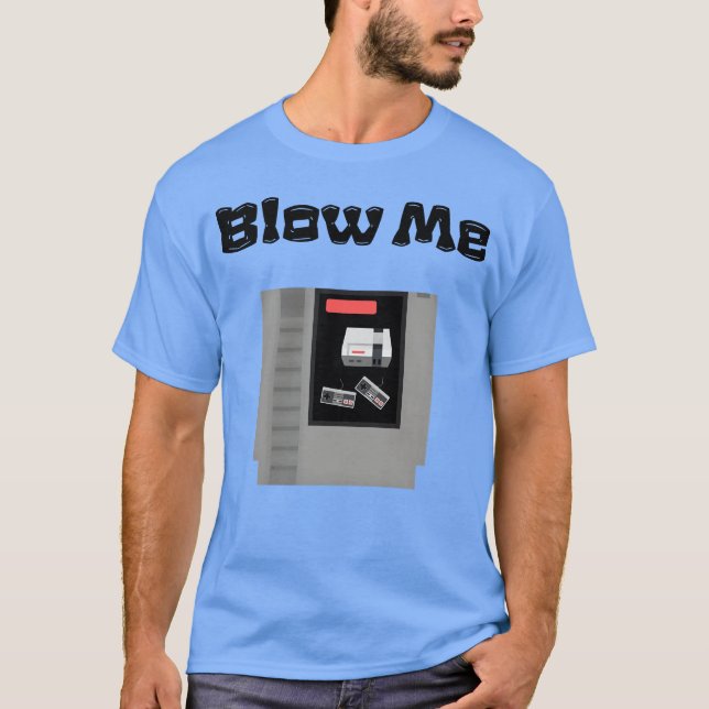 Klassisk spelkassett roligt t shirt (Framsida)