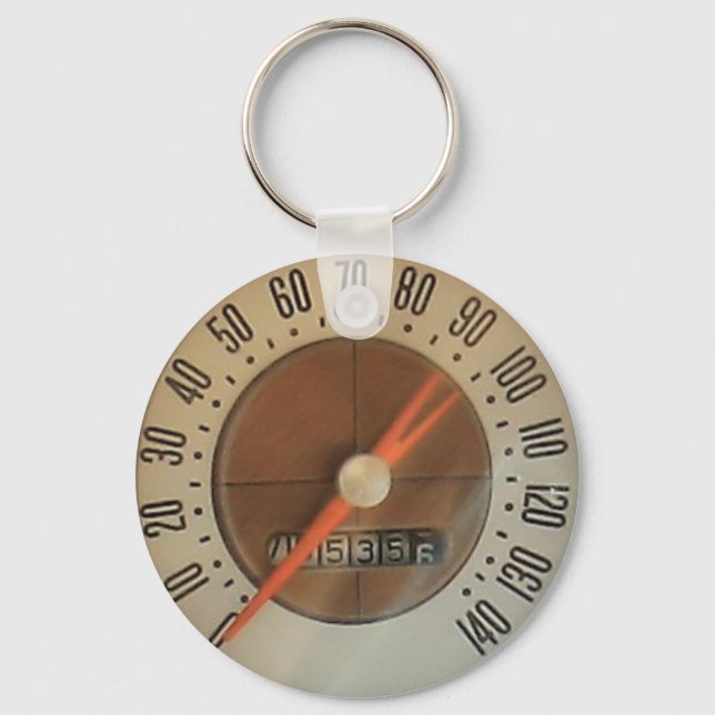 Klassisk sportbil 1959 nyckelring (Framsida)