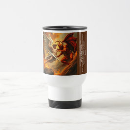 Klassisk St Michael som bekämpar Djävulen Resemugg