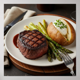 Klassisk stadskärmsdesign poster