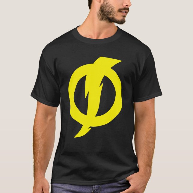 Klassisk statisk stötsymbol t shirt (Framsida)